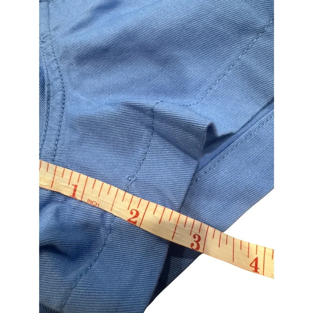Billabong Women Blue High Waisted Cotton Blend Shorts Size 25 JEH01-1224-0370